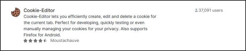 Cookie-Editor Add-On